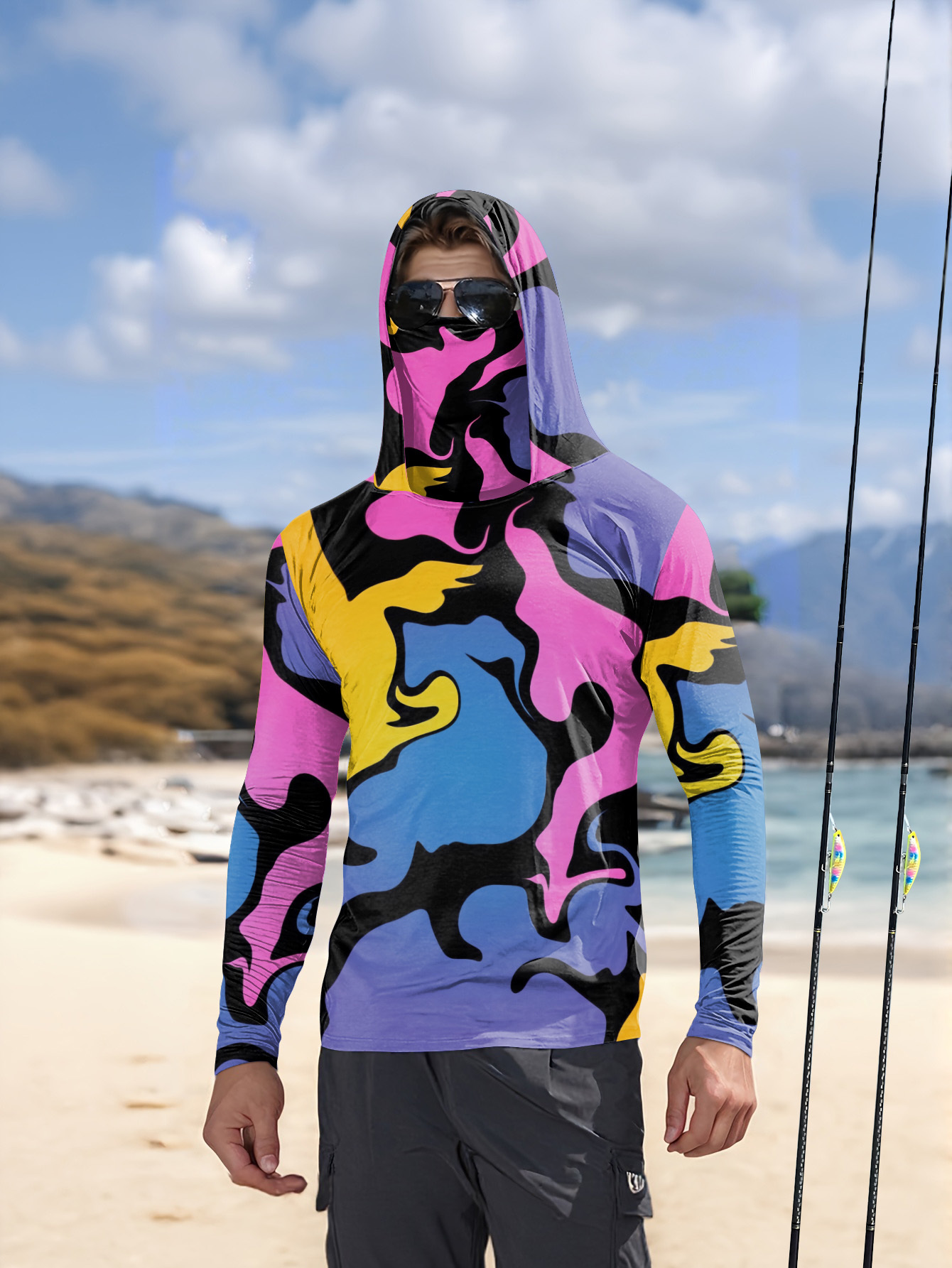 Męska bluza wędkarska z kaptur – Hunting Outdoor Shirts recenzja i cena