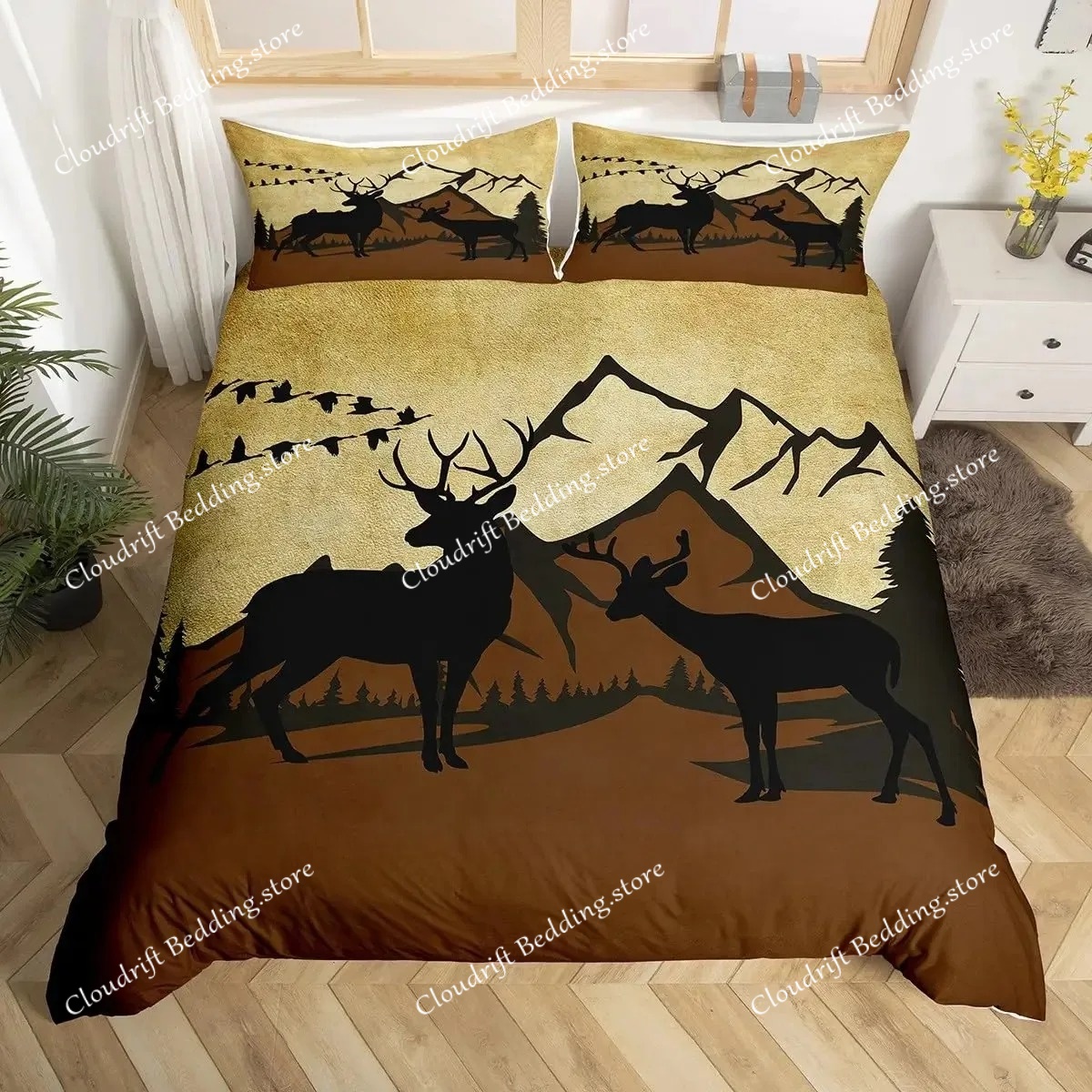 Poszwa na kołdrę z motywem jel – Hunting And Camping In Forest recenzja i cena