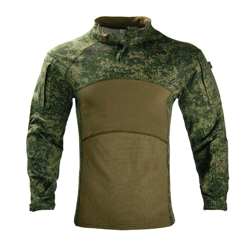 Hunting Outdoor Shirts - Oddychająca taktyczna koszulka Frog w kamuflażu