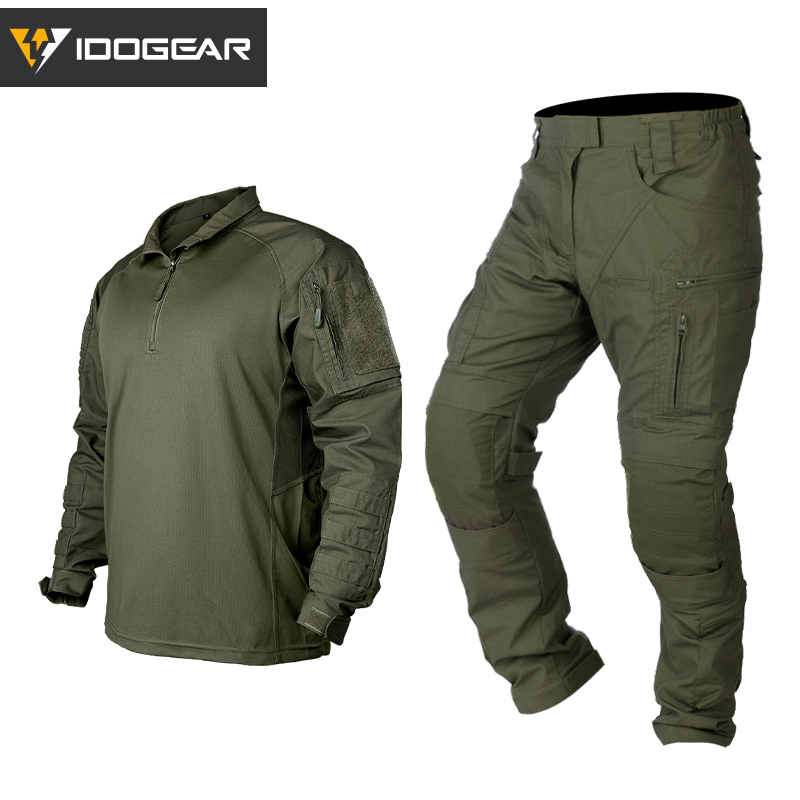 Outdoor Hunting Trousers - IDOGEAR Taktyczny UFS Mundur Myśliwski Bojowy