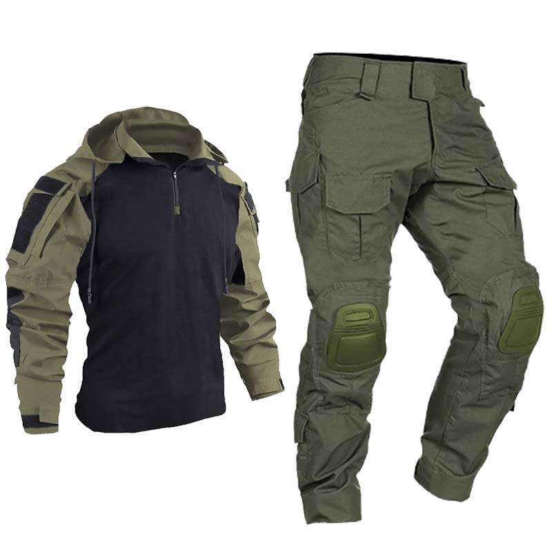 Hunting Outdoor Shirts - Męskie zestawy outdoorowe Taktyczne wiatroodporne kombinezony