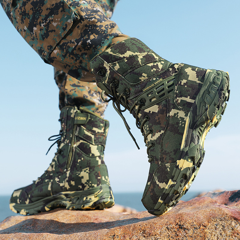 Outdoor Hunting Fabric - Wysokiej jakości męskie buty outdoorowe, kamuflażowe