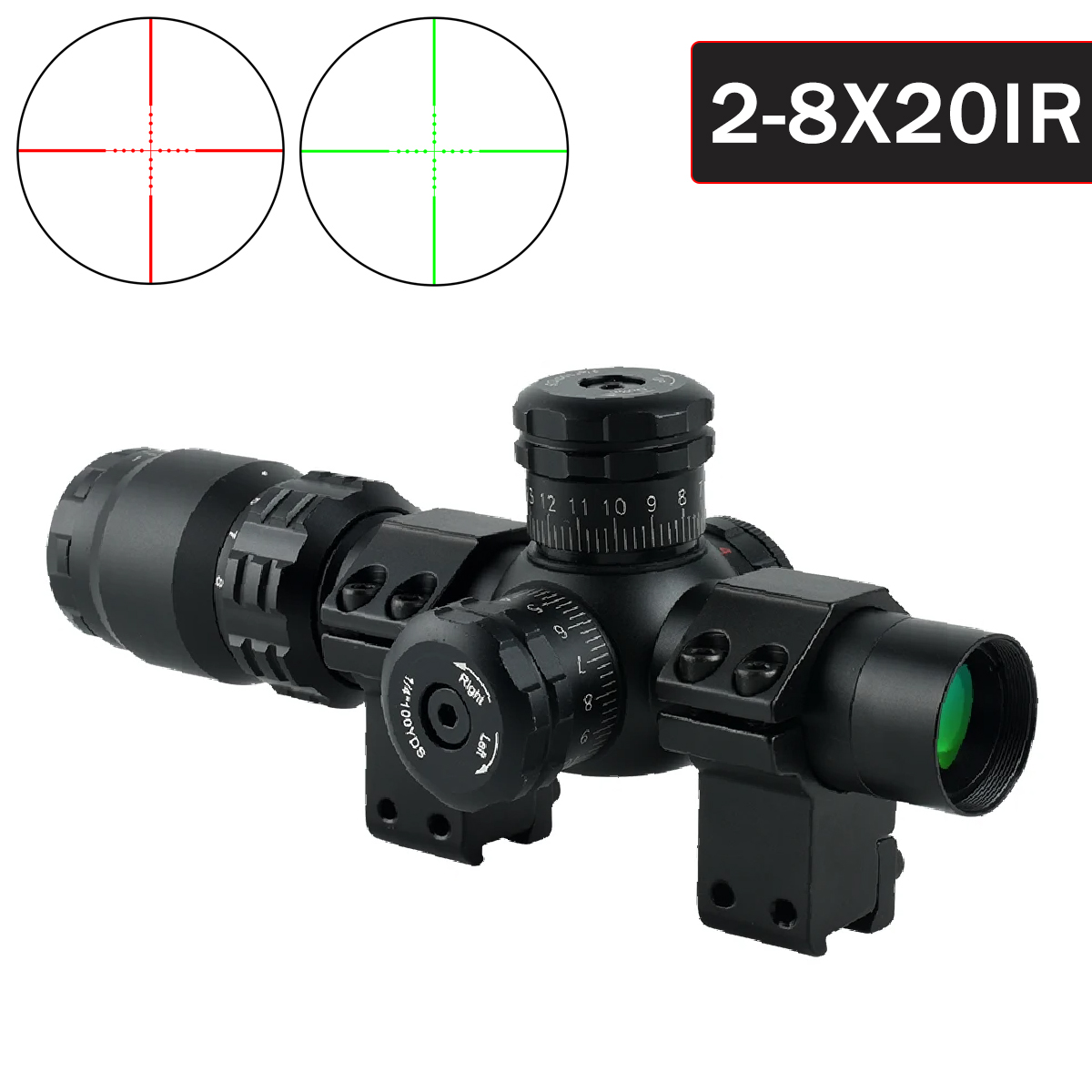 Crossbow Scope Sight - 2-8x20IR lunety myśliwskie luneta strzelecka na