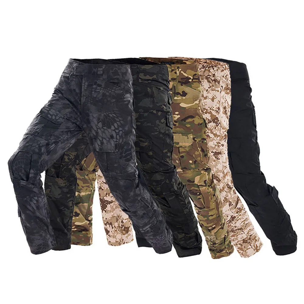 Outdoor Hunting Trousers - Męskie taktyczne spodnie sportowe Camo odzież