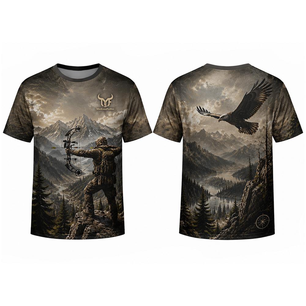 Koszulka z nadrukiem 3D Gotyck – Outdoor Hunting Graphic Tees recenzja i cena