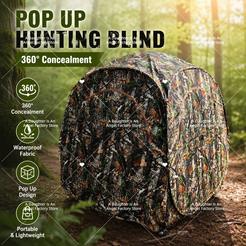 Namiot kamuflażowy do obserwac – Hunting And Camping In Forest recenzja i cena