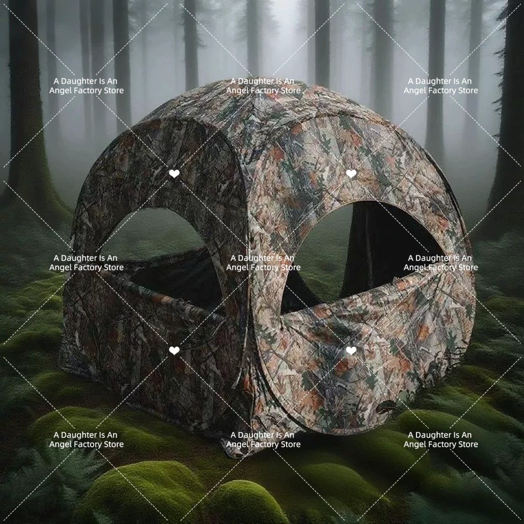 Namiot kamuflażowy do obserwac – Hunting And Camping In Forest recenzja i cena