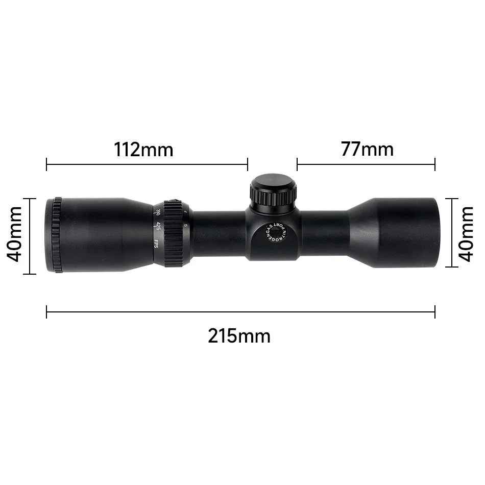 Luneta do kuszy 1.5-5X32, krót – Crossbow Scope Sight recenzja i cena