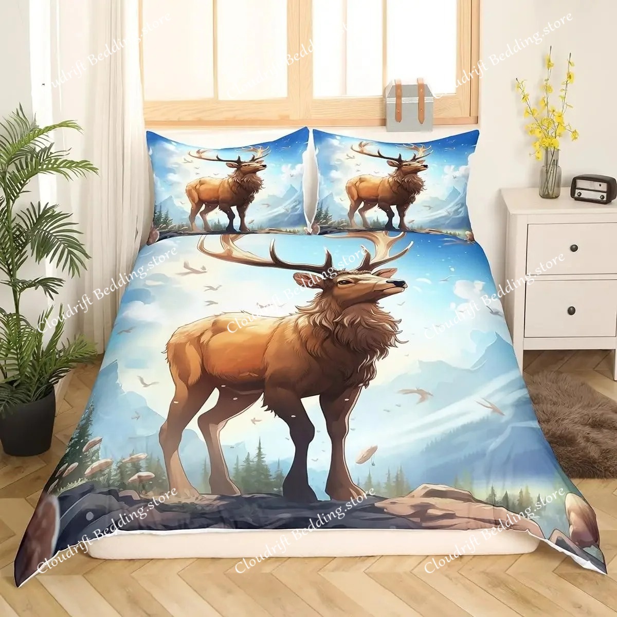 Poszwa na kołdrę z motywem jel – Hunting And Camping In Forest recenzja i cena