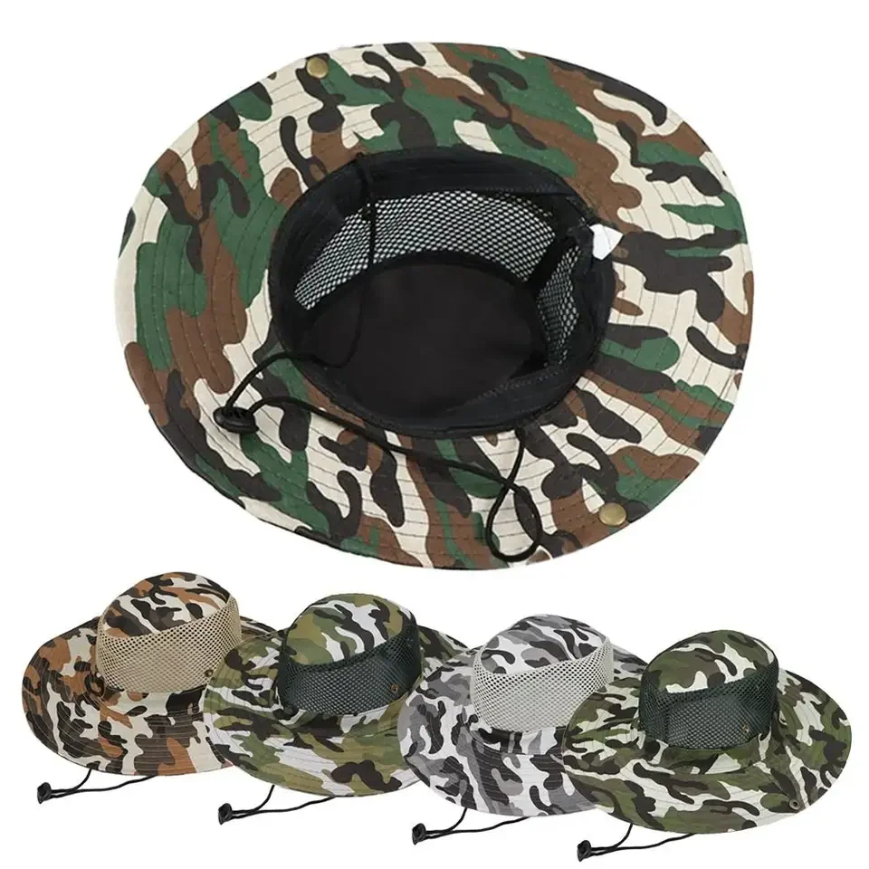 Kamuflaż Siatkowe kapelusze z  – Mens Outdoor Hunting Hats recenzja i cena