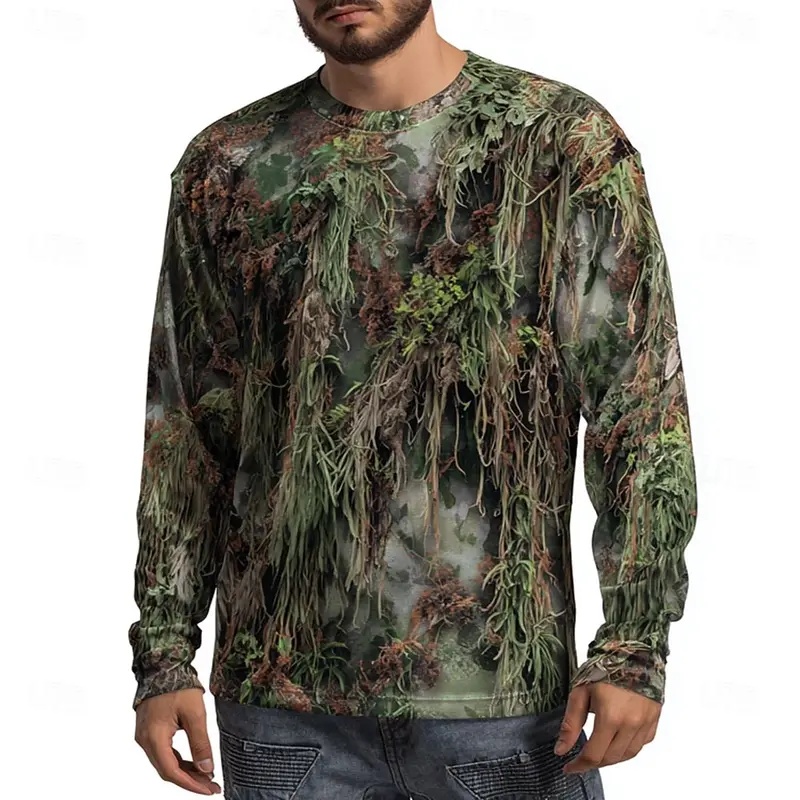 Męska koszulka z długim rękawe – Outdoor Hunting Graphic Tees recenzja i cena