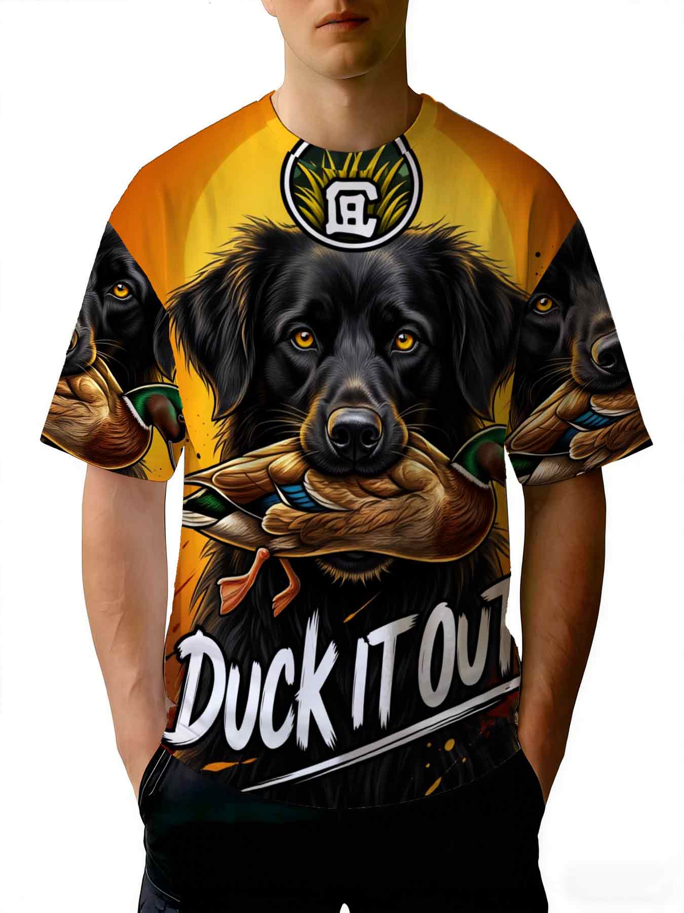 Nowa koszulka męska z nadrukie – Outdoor Hunting Graphic Tees recenzja i cena