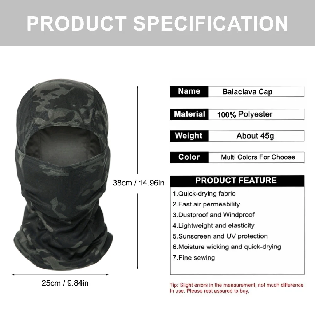 Kominiarka kamuflażowa, czapka – Mens Outdoor Hunting Hats recenzja i cena