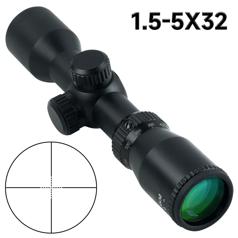 Luneta do kuszy 1.5-5X32, krót – Crossbow Scope Sight recenzja i cena