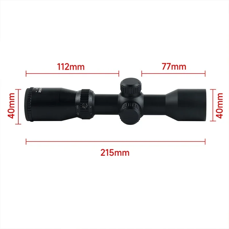Luneta do kuszy 1.5-5X32, krót – Crossbow Scope Sight recenzja i cena