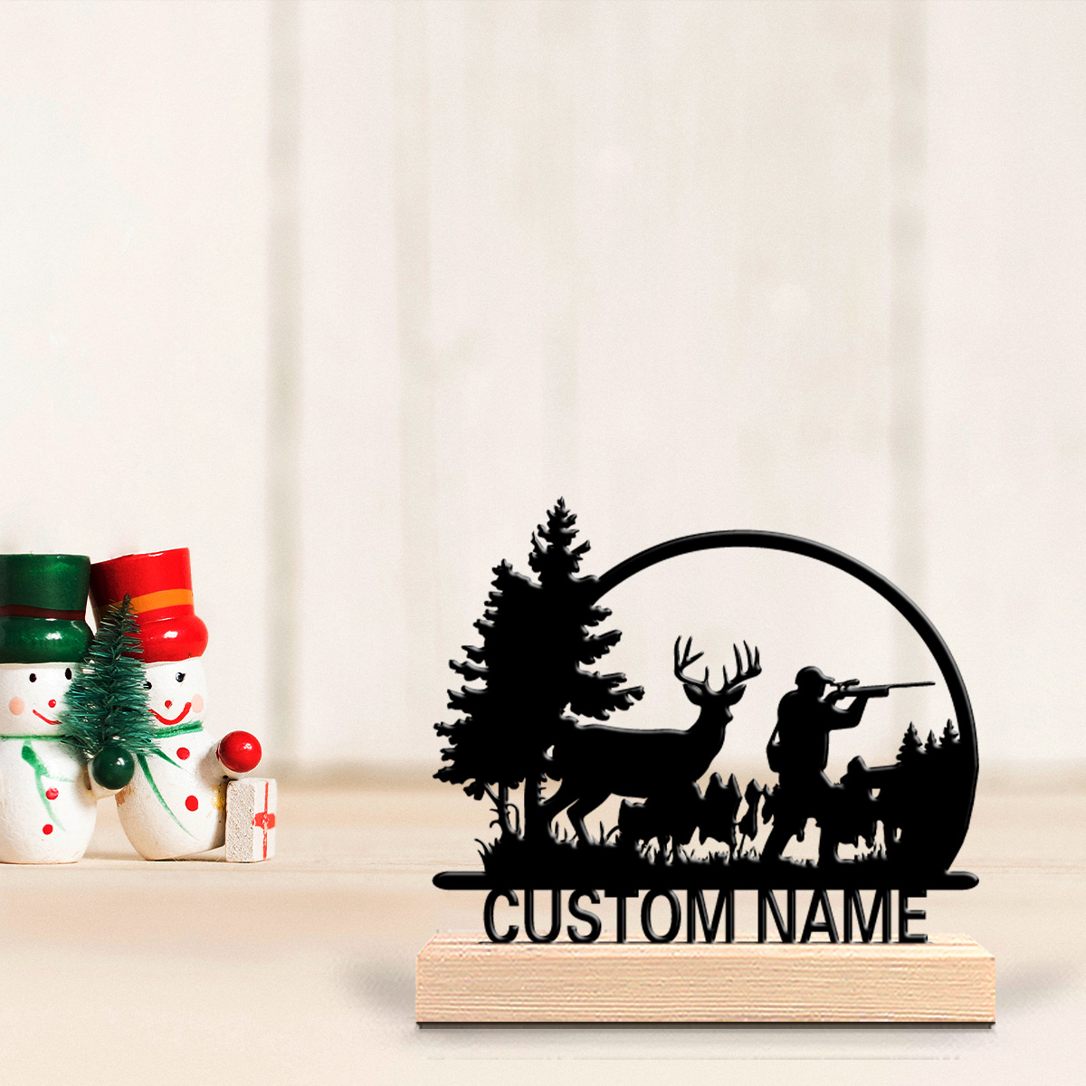 1 szt. Modna, personalizowana, – Hunting Outdoor Christmas Decorations recenzja i cena