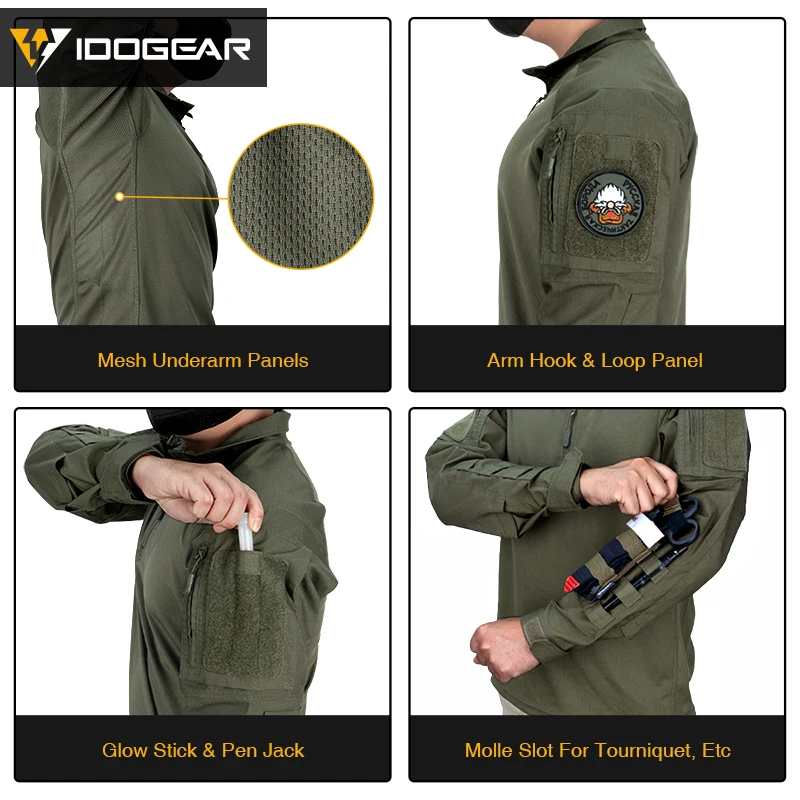 IDOGEAR Taktyczny UFS Mundur M – Outdoor Hunting Trousers recenzja i cena