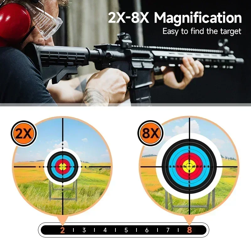 2-8x20IR lunety myśliwskie lun – Crossbow Scope Sight recenzja i cena