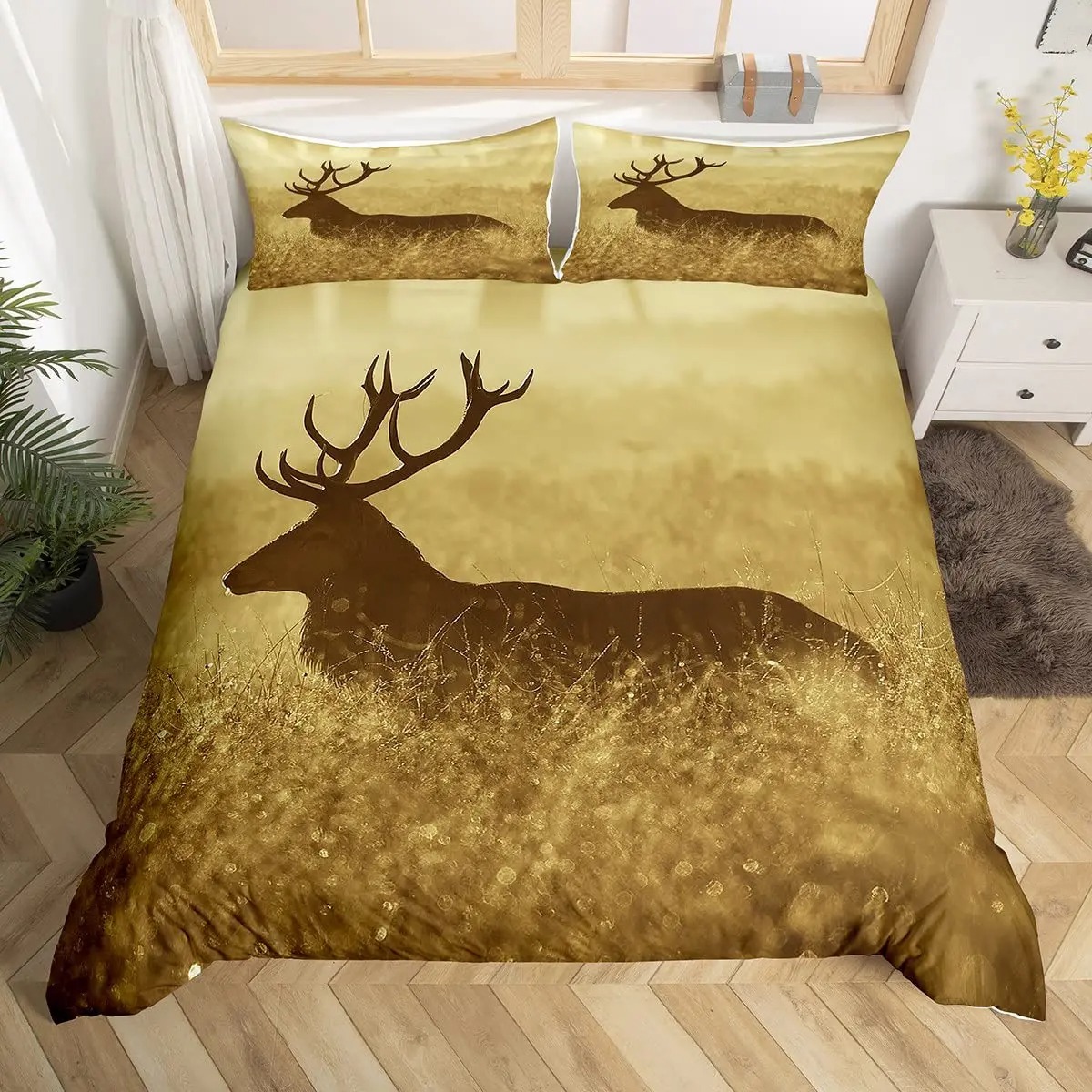Poszwa na kołdrę z motywem jel – Hunting And Camping In Forest recenzja i cena