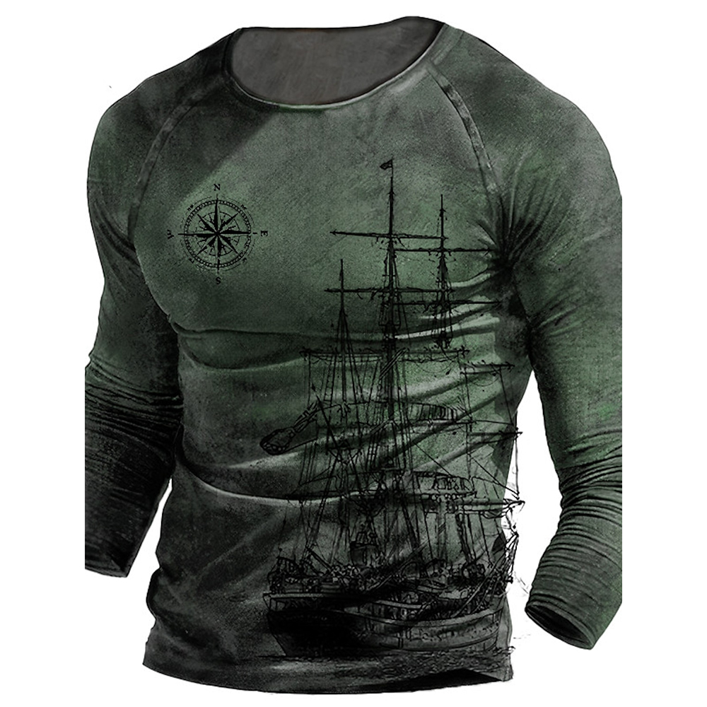 Męska grafika z długim rękawem – Outdoor Hunting Graphic Tees recenzja i cena